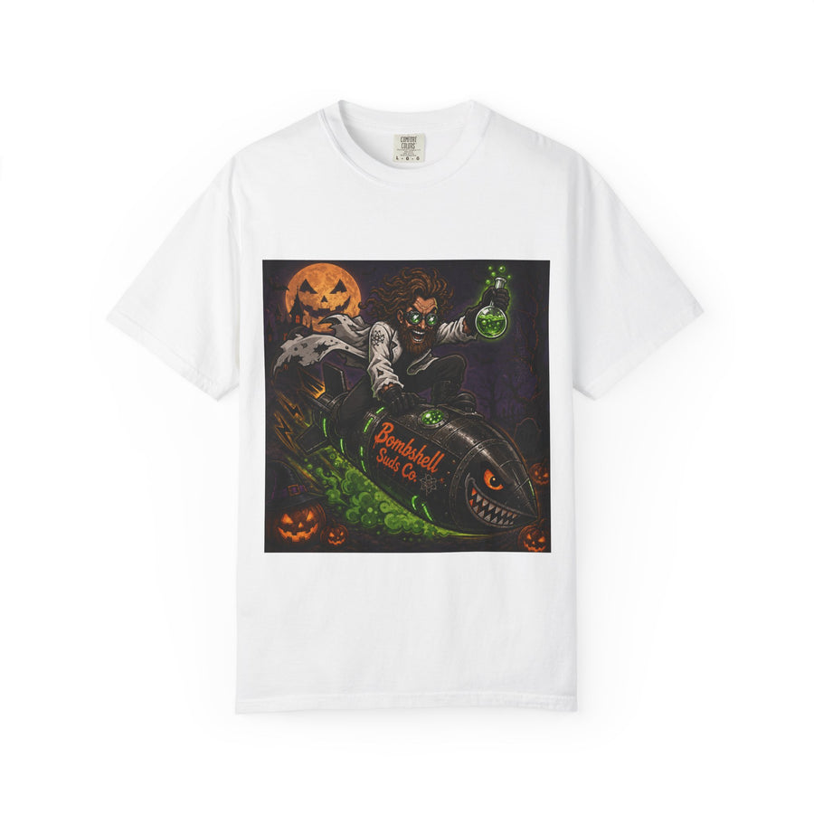 Bombshell Suds Co. Mad Scientist Pumpkin Rider Comfort Colors Tee