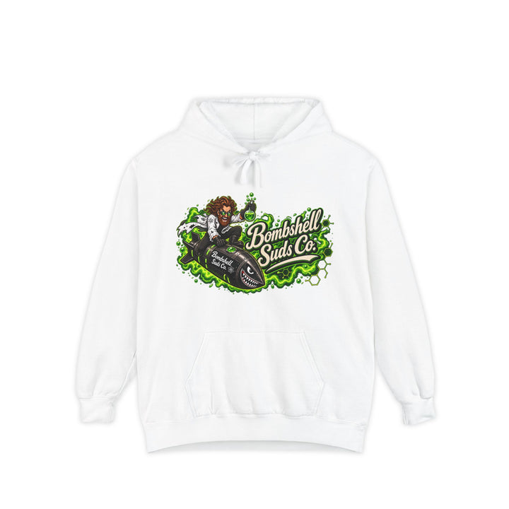 Bombshell Suds Co. Mad Scientist Hoodie in White