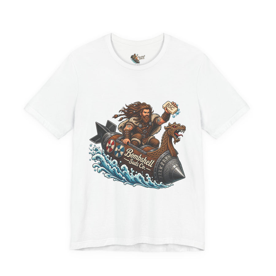 Bombshell Suds Co. Viking Longship Bella Canvas 3001 T-Shirt