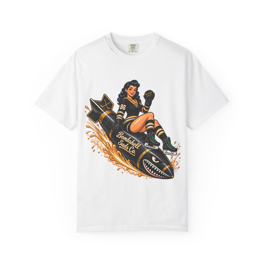 Bombshell Suds Co. Hockey Pinup Comfort Colors Tee