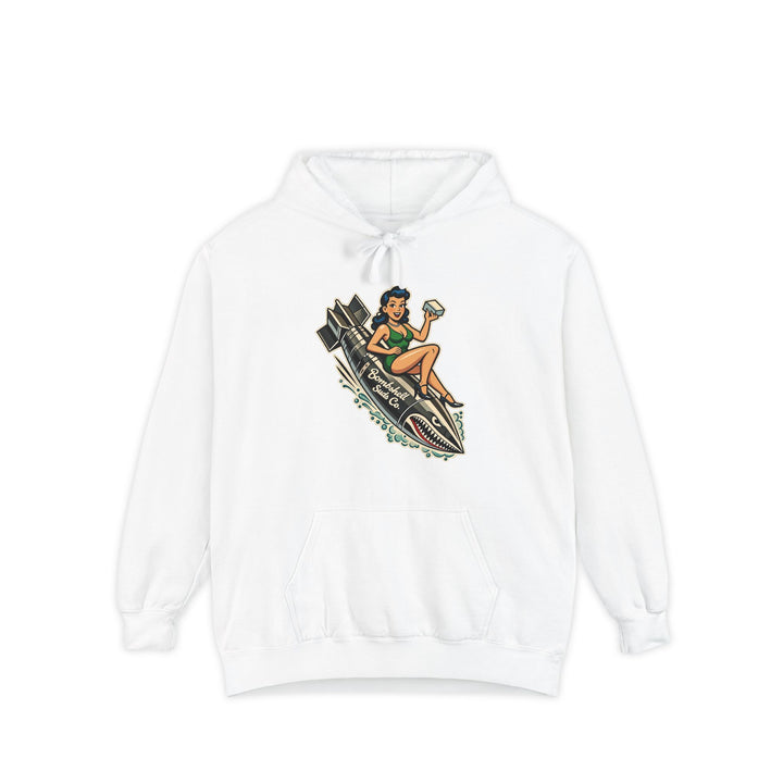 Bombshell Suds Co. OG Pinup Hoodie in White