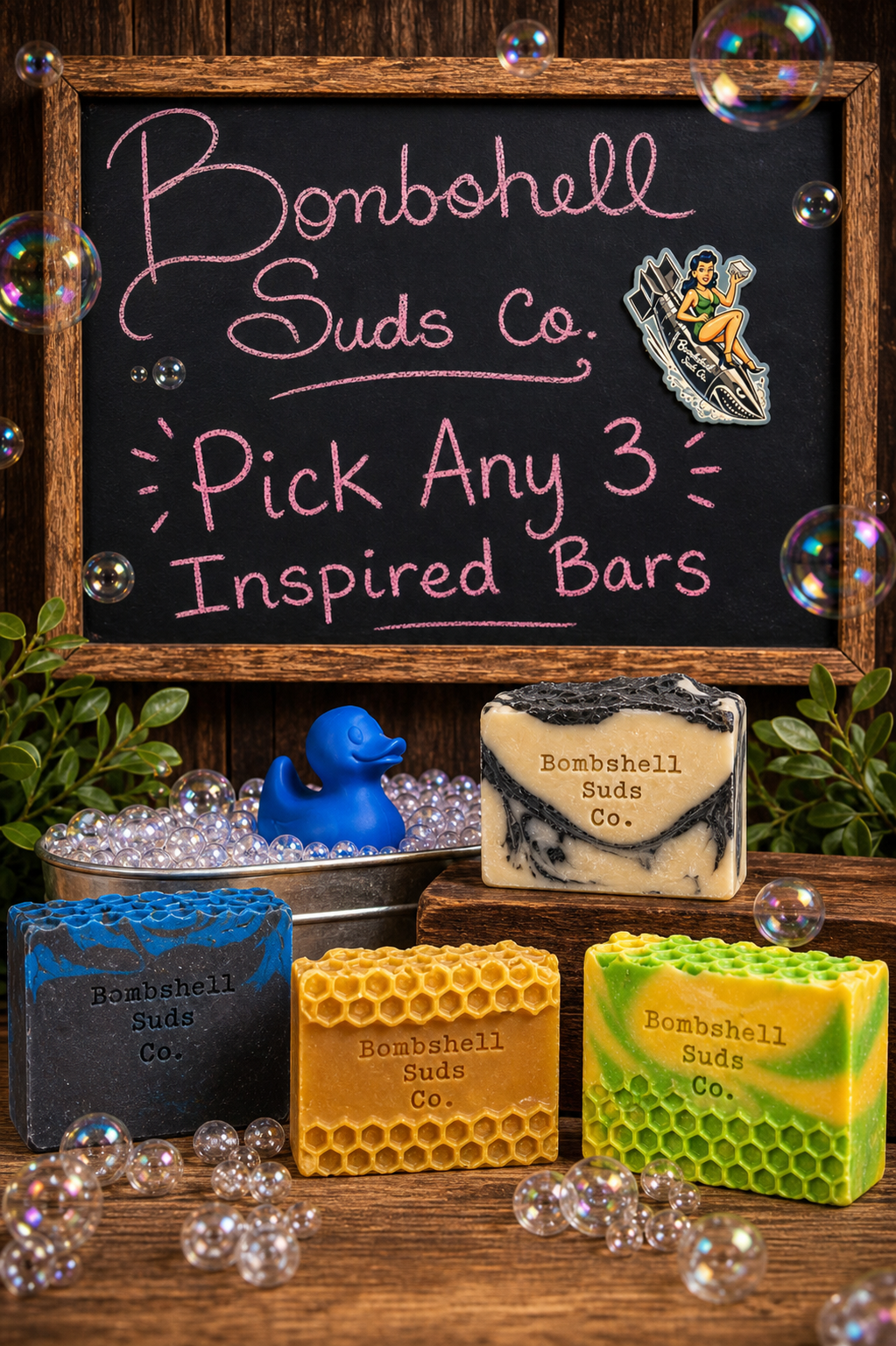 Pick Any 3 Inspired Bars
