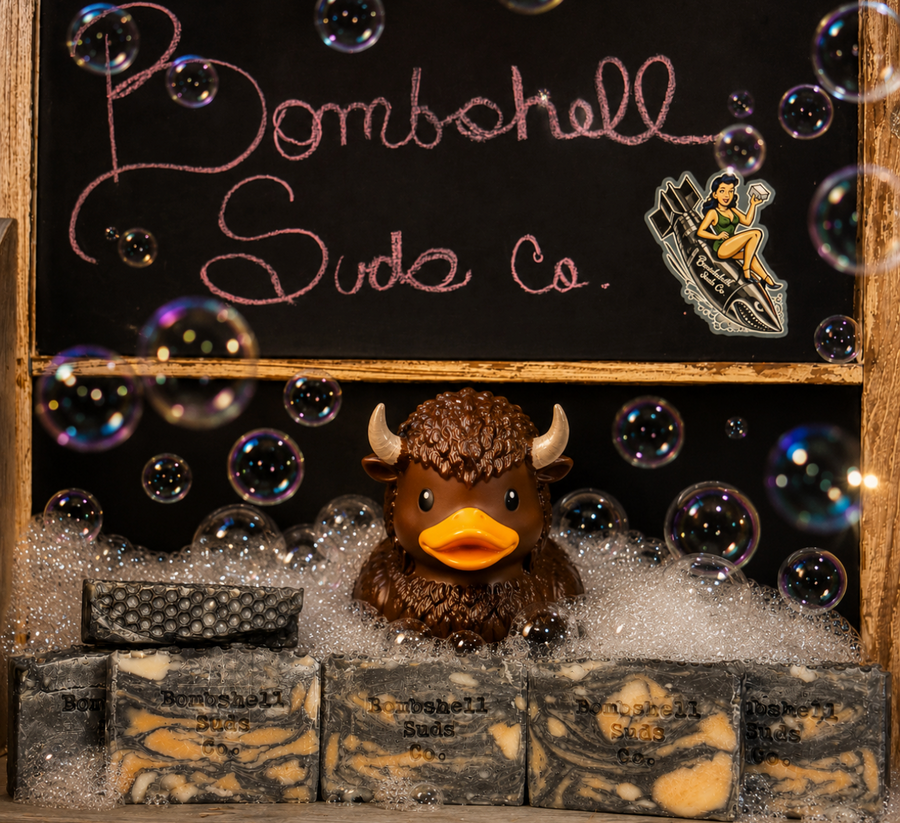 The Bison handmade cold-process soap, a Gravel Drive Trading Co. collaboration
