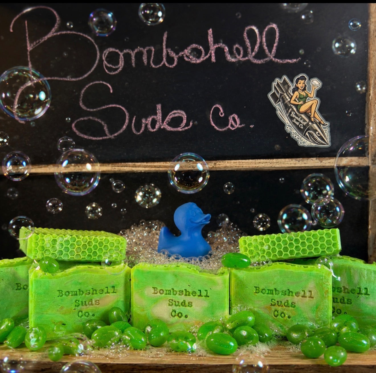 Green Jelly Bean – Core Collection Handmade Soap Bar
