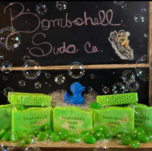 Green Jelly Bean – Core Collection Handmade Soap Bar