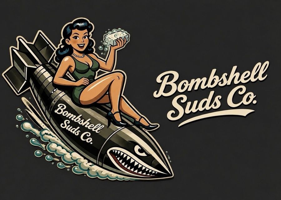 Bombshell Suds Co logo